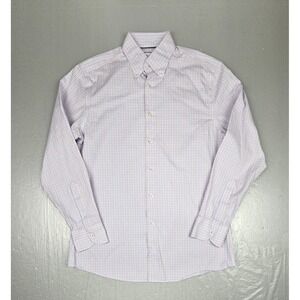Charles Tyrwhitt Button Down Shirt Mens Medium 15.5-34 Non Iron Slim Fit